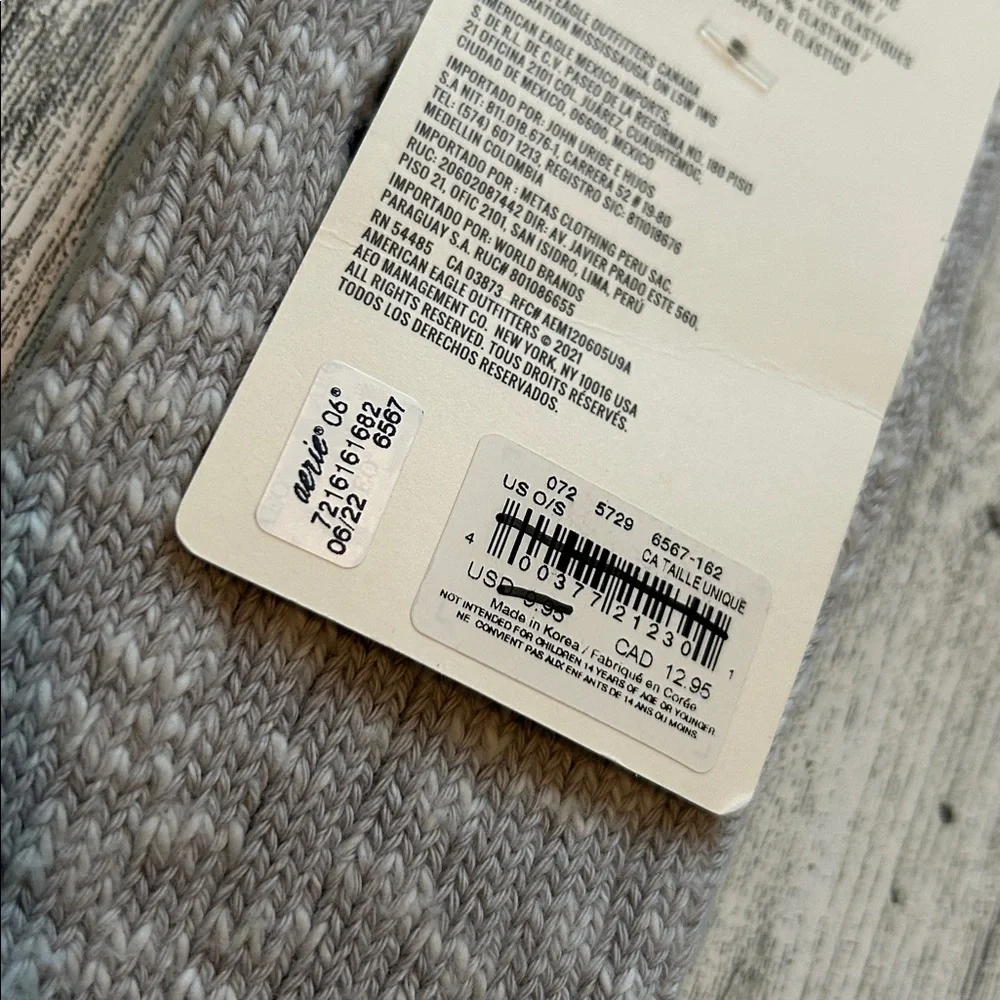 *closet clean out* Aerie Gray Crew Socks